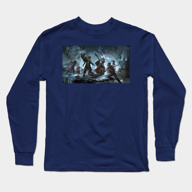 Battle in the crypt Long Sleeve T-Shirt by How We Roll Podcast